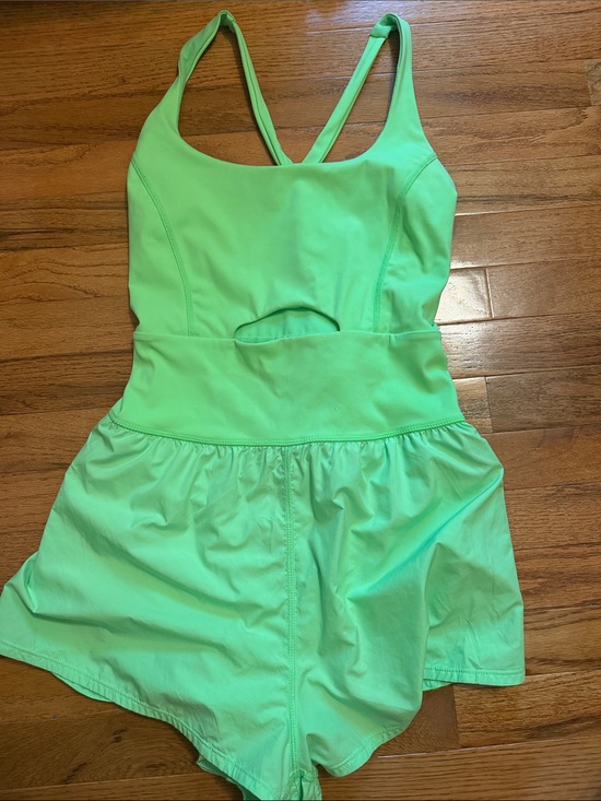 FP Movement by Free People Pants - Free People Movement Righteous Runsie Green (Lime Glow)